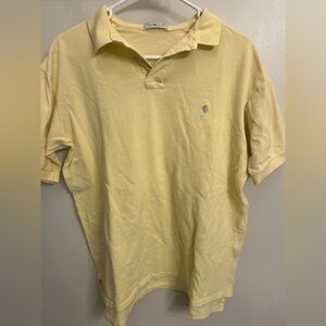 Ralph Lauren vintage Light Yellow Polo Shirt men's size large